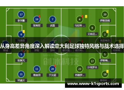 从身高差异角度深入解读意大利足球独特风格与战术选择